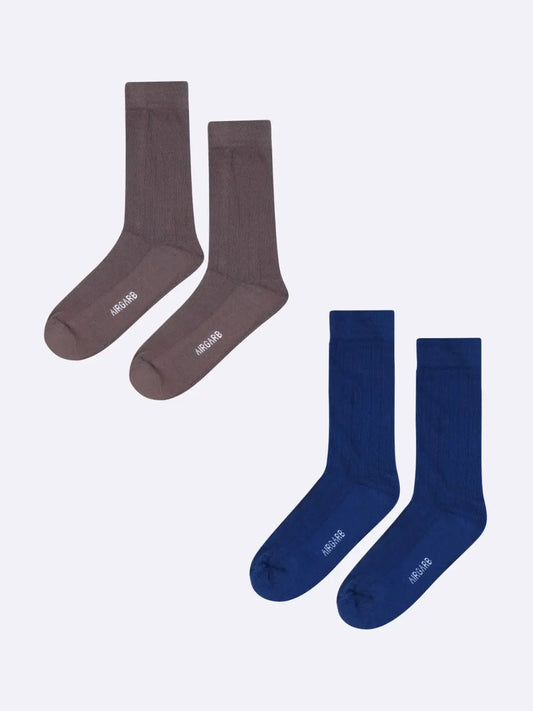 Classic ribbed dress socks made for men and women, combining comfort, durability, and sophisticated style for any formal occasion